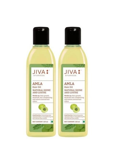 Jiva Amla Oil | For All Hair Types Growth - 120Ml (Pack Of 2)