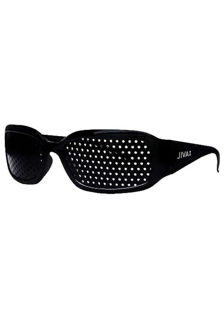Jiva Dhyan Chakshu | Pin Hole Glasses Designed On Ayurvedic Tratak Principle Trains And Strengthens Eye Muscles Improves Vision Naturally Soothes Irritation & Redness - (Pack Of 1) - Indya