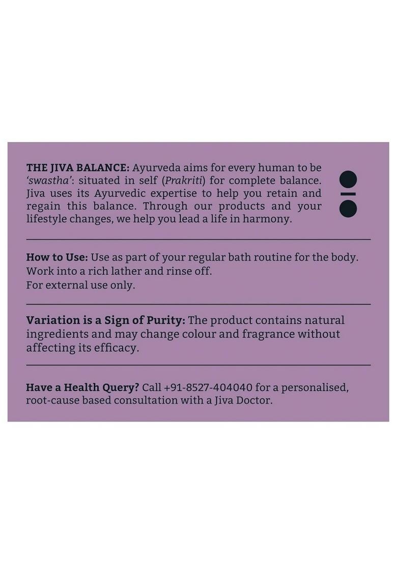 Jiva Basil Soap 100Gm | 100% Pure & Natural Helps With Acne, Pimples, Rashes And Blemishes Anti-Bacterial Anti-Fungal (Pack Of 3)