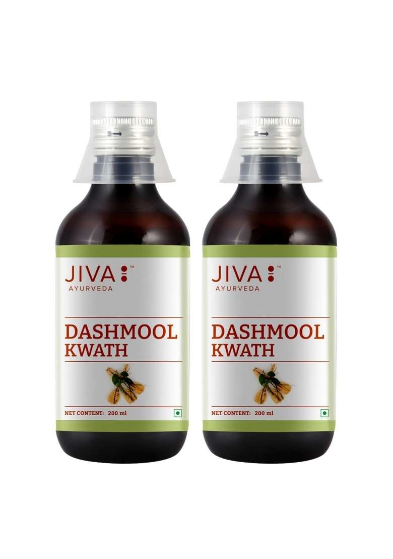 Jiva Dashmool Kwath | Boosts Immunity & Energy Support Male Female Health Relieving Joint Discomfort - 200Ml (Pack Of 2) - Indya