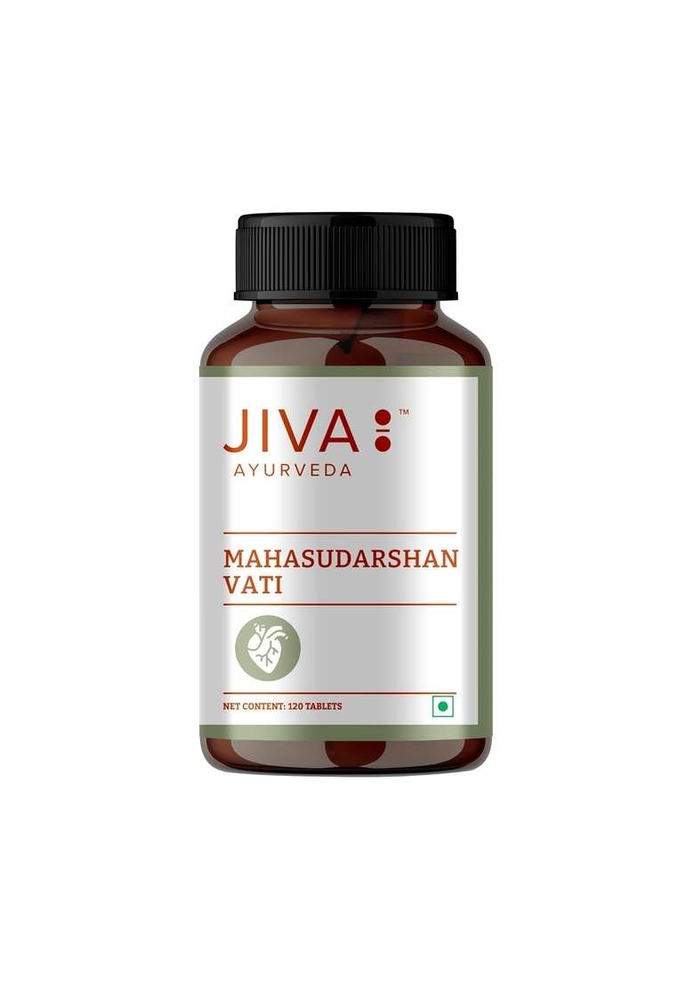 Jiva Mahasudarshan Vati Tablets For Managing Fever | Infections -120 (Pack Of 1) - Indya