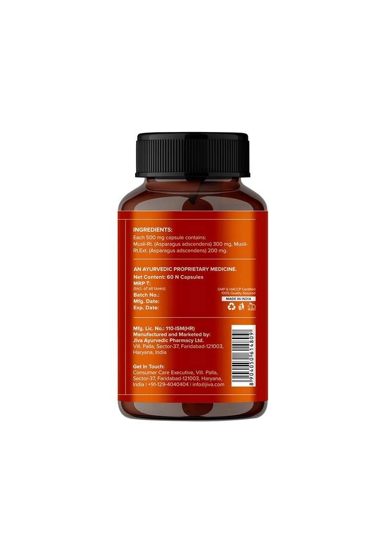 Jiva Safed Musli - 60 * 1 Capsules - Indya