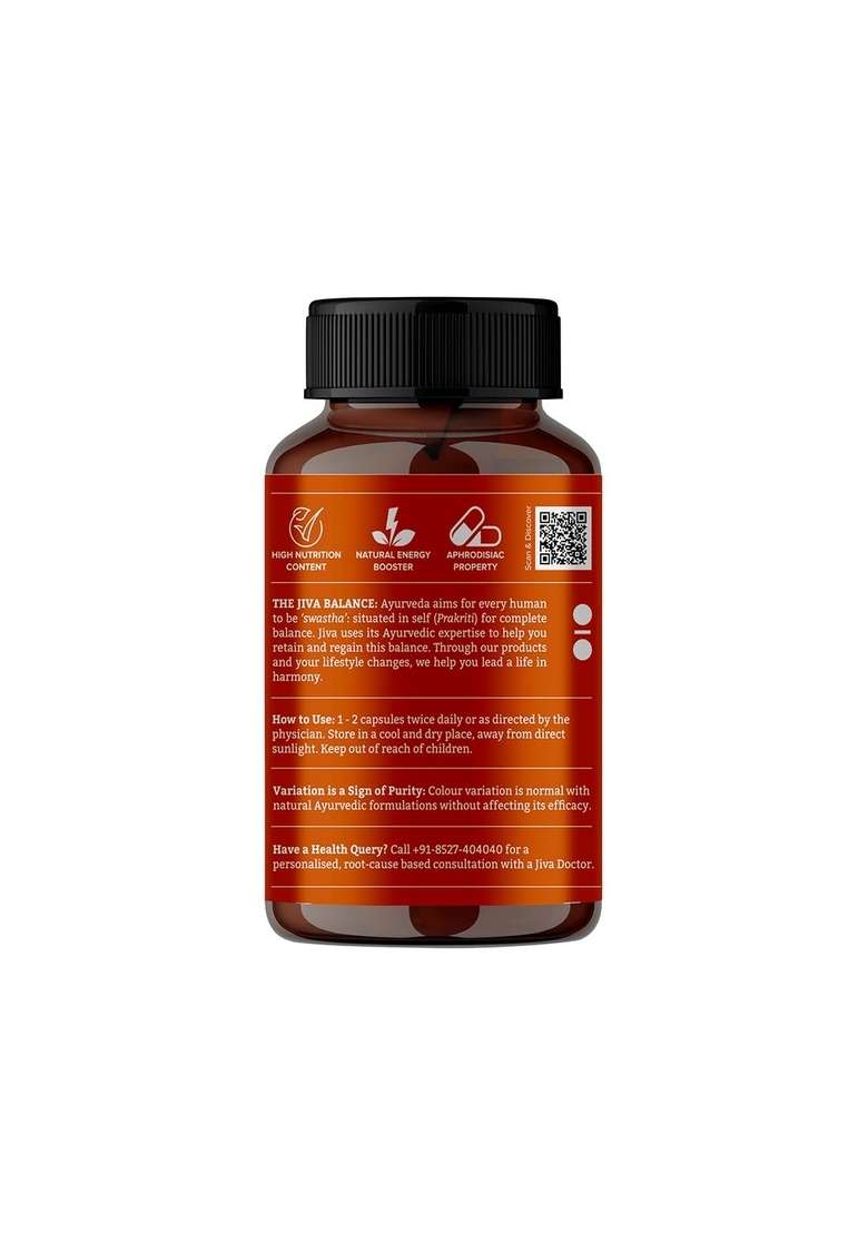 Jiva Safed Musli - 60 * 1 Capsules - Indya