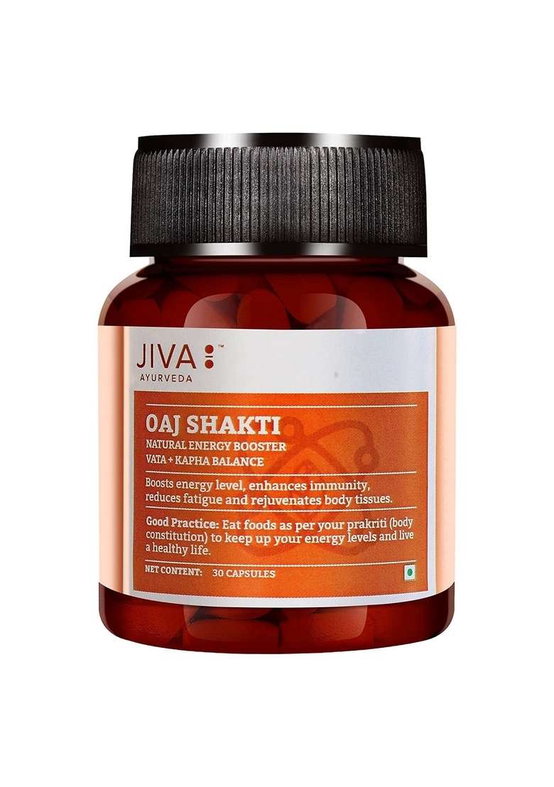 Jiva Immunity Booster Combo|100% Pure & Natural|Pure Shilajit 60 Capsules,Oaj Shakti 30 Capsules Ashwagandha - 120 Tablets (For Men Women)|(Combo Of 3),3 Count - Indya