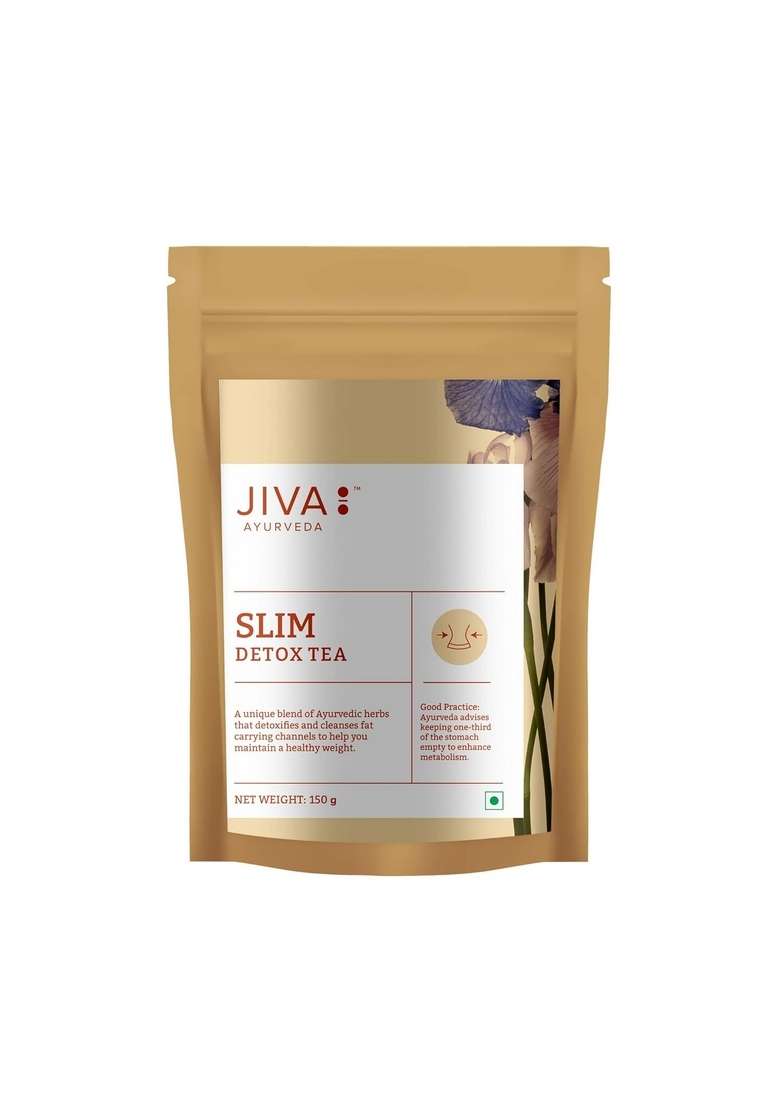 Jiva Slim Detox Tea - 150Gm (Pack Of 2) | 100% Pure & Natural Helpful In Weight Loss With Multi Benefits - Indya