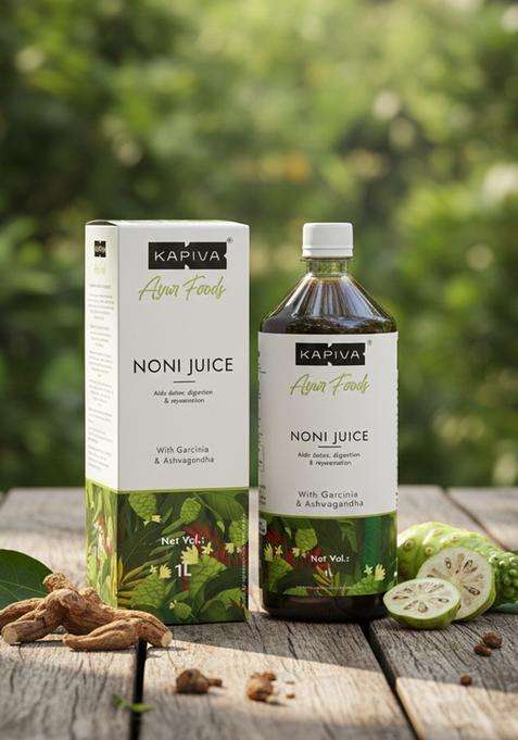 Kapiva Noni Juice (1L) - Rich In Antioxidants, Boosts Energy, Builds Immunity, Natural Detoxifier