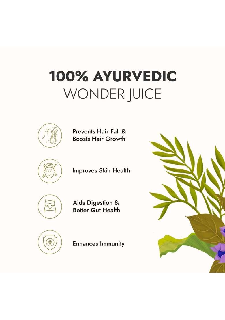 Kapiva Wild Amla Juice 1L | Suitable For Healthy Hair & Skin Detox Weight Loss Natural Source Of Vitamin C Made With Cold Pressed From Pratapgarh No Added Sugar - Indya