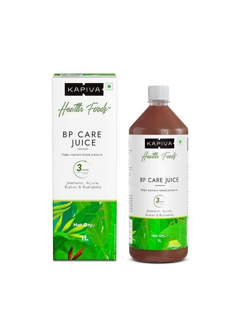 Kapiva Bp Care Juice - 100% Ayurvedic To Support Healthy Blood Pressure Levels| Arjuna, Jatamansi & 8 Other Herbs 1 Litre