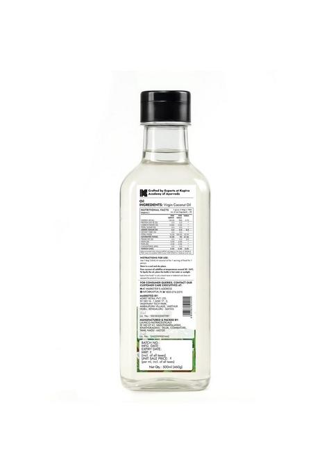 Kapiva Virgin Cold-Pressed Coconut Oil Super Saver Pack 500Ml (Pack Of 2) | 100% Pure, Unrefined & Edible For Cooking, Skin Baby Care, Pulling Hair Keto Friendly