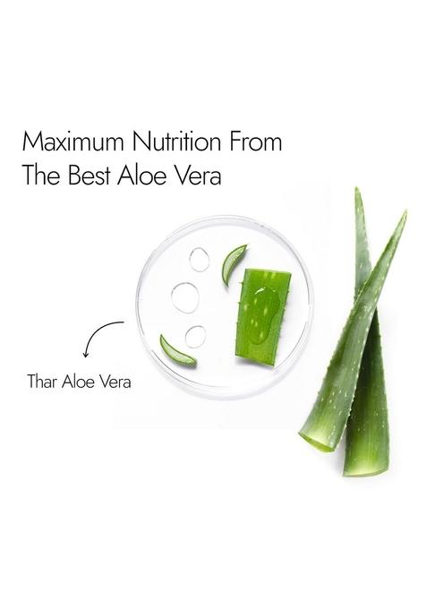 Kapiva Pure Aloe Vera Skin Gel 500G For Face & Hair | Hydrating, Moisturizing, Soothing Multipurpose