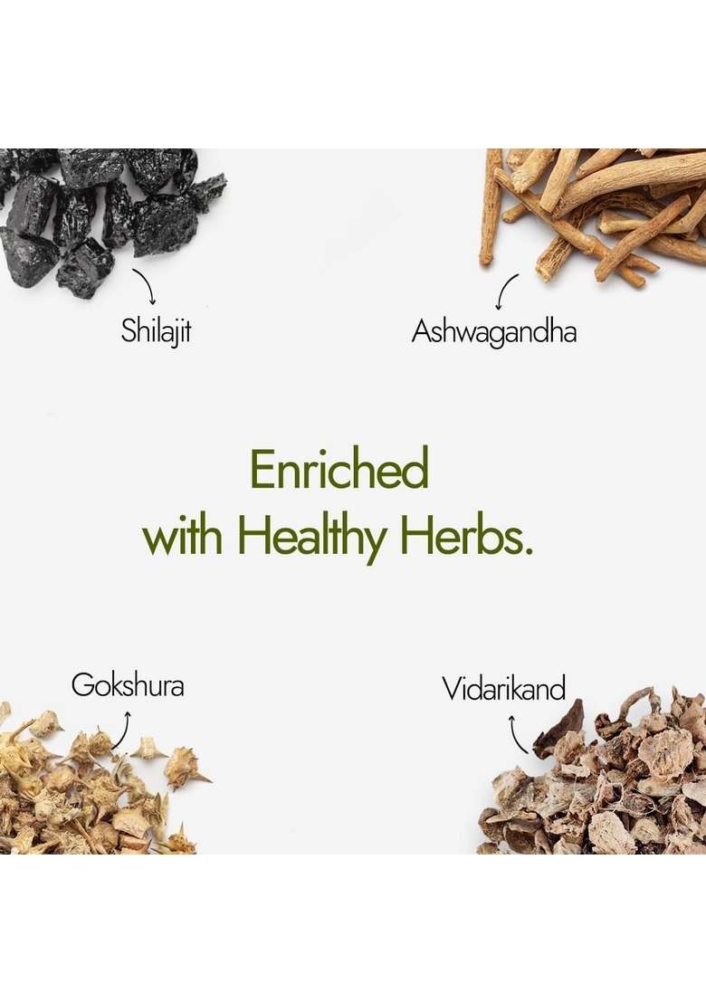 Kapiva Shilajit/Shilajeet Energy 60 Capsules | Made With 100% Pure Shilajit For All Day & Stamina Ashwagandha,Gokshura Contains 12 Vitamins 13 Minerals - Indya