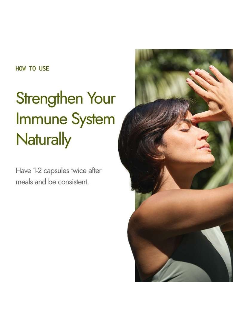 Kapiva Spirulina Capsules |120 Capsule| Contains 60% Protein | Boost Your Immunity Free From Preservative & Pesticides Tablet - Indya