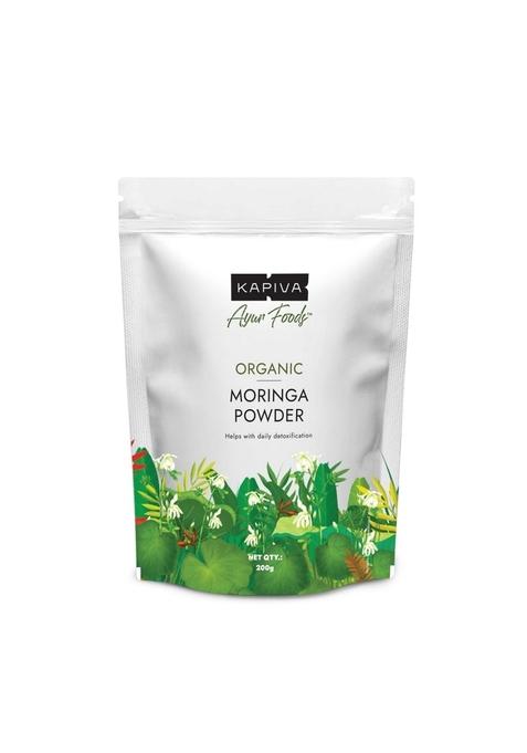 Kapiva Certified Organic Moringa Powder 200G | From Pure Drumstick Leaves Gives Natural Energy & Nutrients