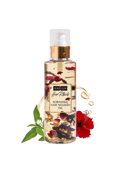 Kapiva Bhringraj Hair Nourishing Oil (200 Ml) 100% Ayurvedic, Voluminous Within 90 Days, Provides Nourishment, Pack Of 1