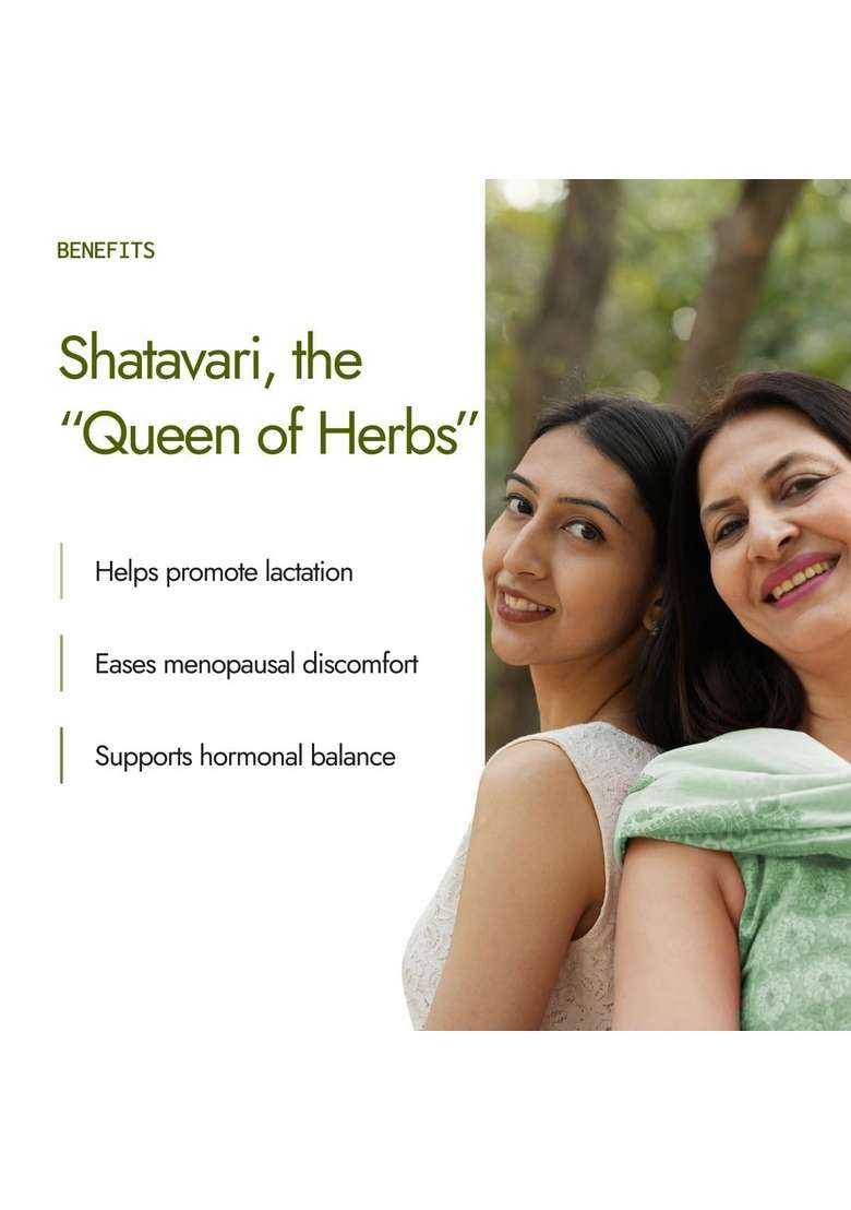 Kapiva Organic Shatavari Powder 100Gms | Promotes Lactation Naturally Helps Maintain Hormonal Balance Non Gmo Certified - Indya