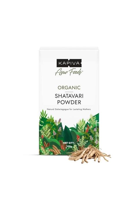 Kapiva Organic Shatavari Powder 100Gms | Promotes Lactation Naturally Helps Maintain Hormonal Balance Non Gmo Certified