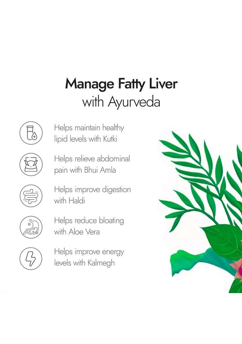 Kapiva Liver Care Juice | Anti-Oxidant Rich Supplement With 5 Ayurvedic Herbs To Benefit Health 1L (Pack Of 4) - Indya