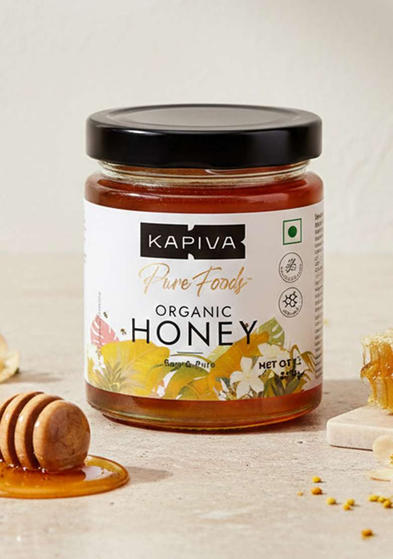 Kapiva Organic Honey 250G | 100% Natural & Strengthens Immunity Aids Digestion - Indya