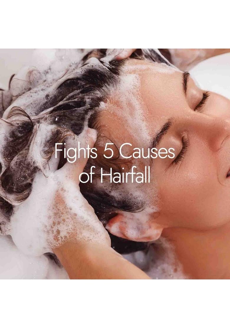 Kapiva Tulsi Anti Hairfall Shampoo | Fights Hard Water Damage & Controls Hair Fall Reduces Breakage