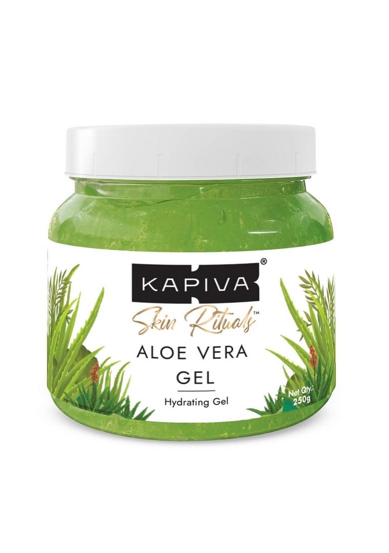 Kapiva Pure Aloe Vera Skin Gel 250G For Face & Hair Hydrating, Moisturising, Soothing Multipurpose