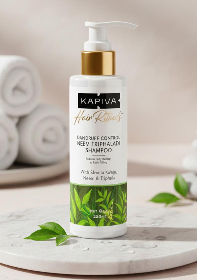 Kapiva Dandruff Control Neem Triphaladi Shampoo | Helps To Reduce Mild Heavy In 1 Month