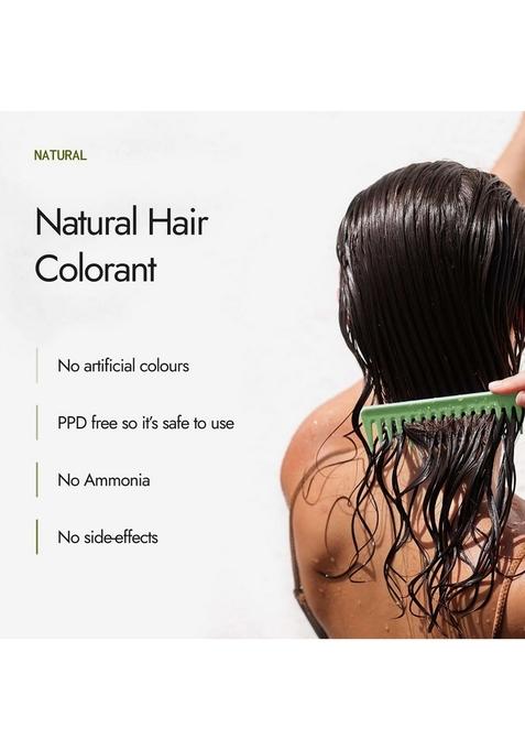 Kapiva Indigo Powder For Black Hair 100G (Pack Of 2) | 100% Natural & Organic Ayurvedic Colorant Black/Brown Chemical-Free Herbal Coloring