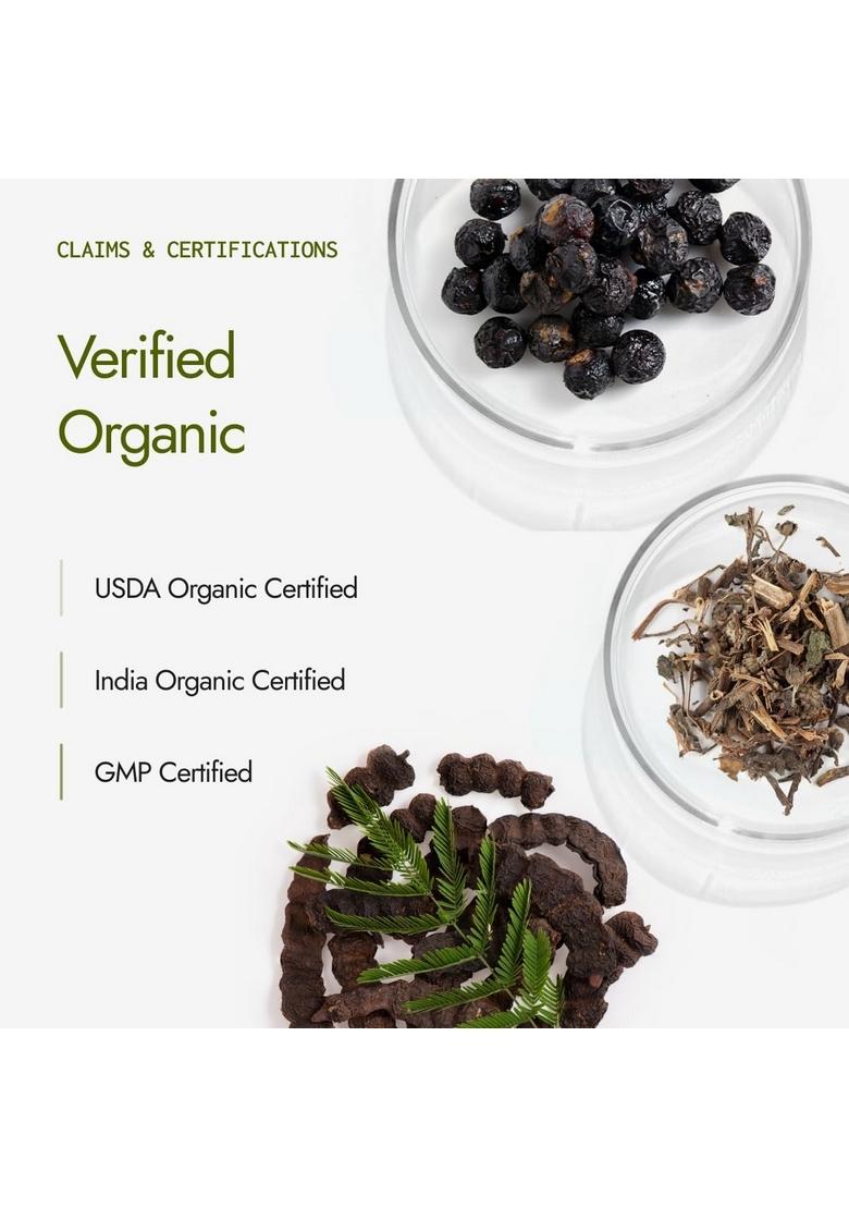 Kapiva Amla + Reetha Shikakai | 100% Ayurvedic Hair Cleanser & Conditioner For Strong, Smooth Shiny Natural Fall Control Scalp Cleanse Certified Organic Chemical-Free