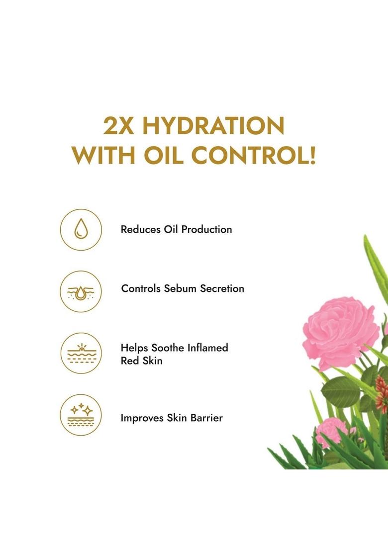 Kapiva Skin Rituals Aloe Rose Gel 200 Gms | Soothing Aloevera For Face| Glow And Hydration Clinically Tested Actives