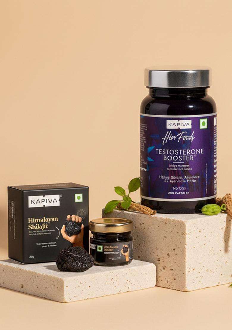 Kapiva Shilajit 20G & Endurance Capsules - Indya