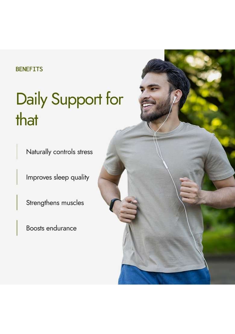 Kapiva Ashwagandha 250 Mg Tablets | 5% Withanolides 100% Root Derived Stress Reliever Enhances Strength & Endurance - Indya