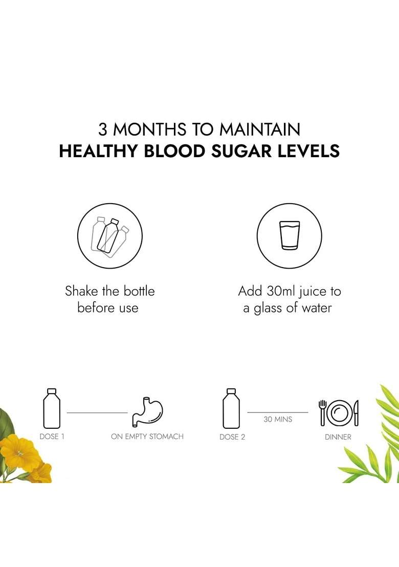 Kapiva Dia Free Juice 500Ml - Controls Blood Sugar Levels, Lowers Bad Cholestrol - Indya