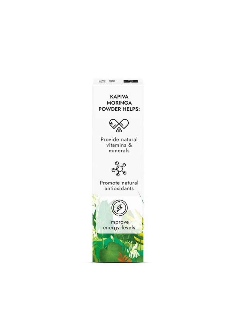Kapiva Certified Organic Moringa Powder 100G – Pure Leaf | Rich In Nutrients Natural Energy Booster & Immunity Support - Indya