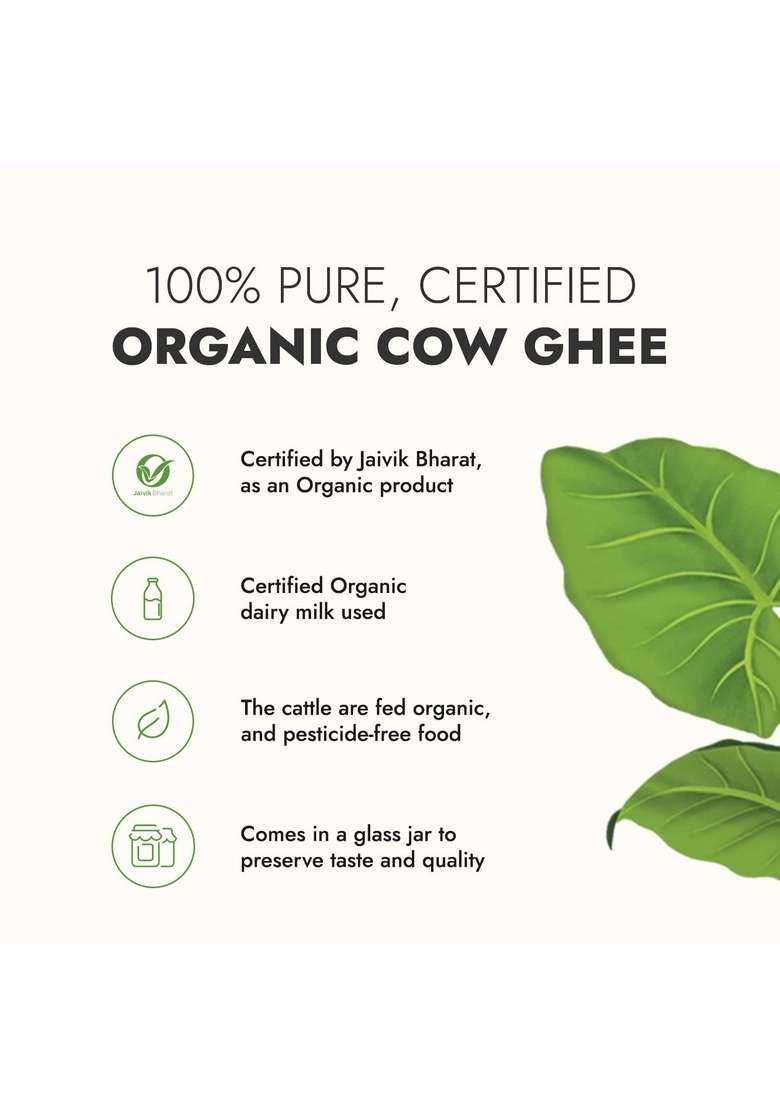 Kapiva 100% Organic Ghee - Good Fats For Healthy Heart, Keto Diet Friendly, 500 Ml Super Save Pack Of 2 - Indya