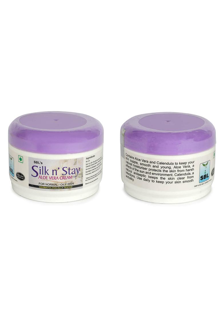 SBL Silk n' Stay Aloevera Cream For Normal and Oily Skin Jar
