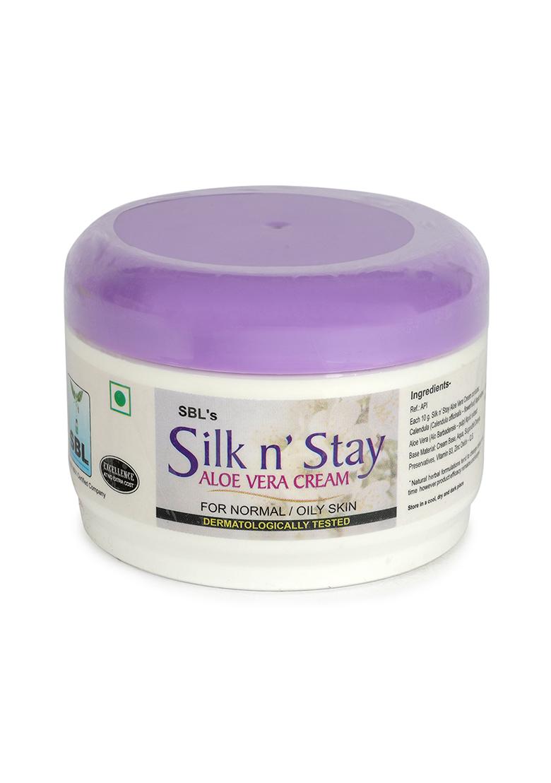 SBL Silk n' Stay Aloevera Cream For Normal and Oily Skin Jar