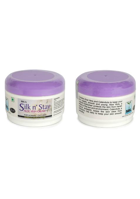 SBL Silk n' Stay Aloevera Cream For Normal and Oily Skin Jar
