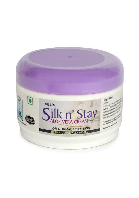SBL Silk n' Stay Aloevera Cream For Normal and Oily Skin Jar