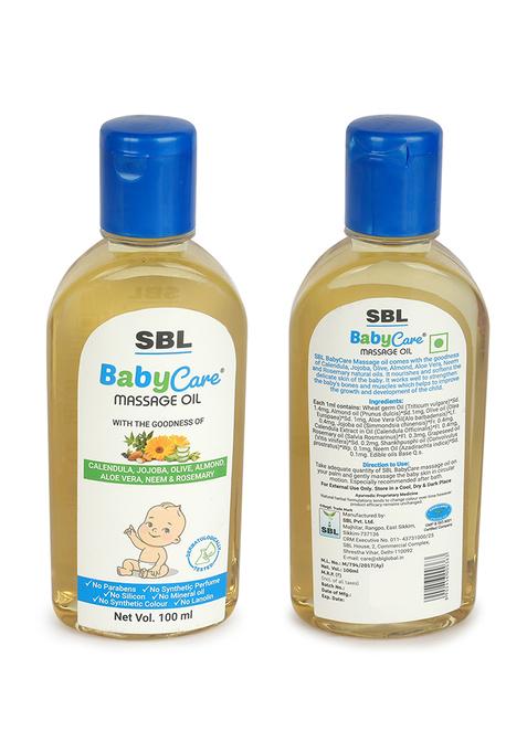 SBL Baby Care Massage Oil