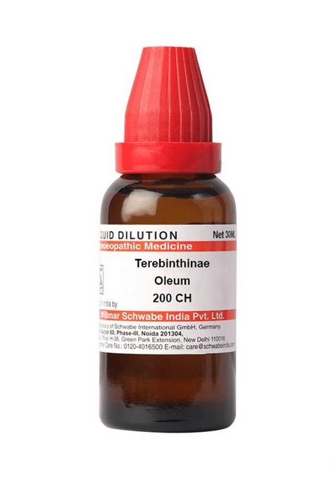Dr Willmar Schwabe India Terebinthinae Oleum Dilution 200 CH