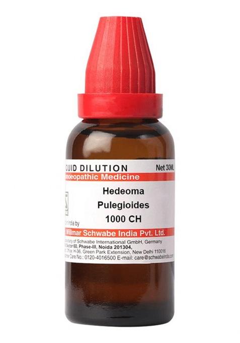 Dr Willmar Schwabe India Hedeoma Pulegioides Dilution 1000 CH