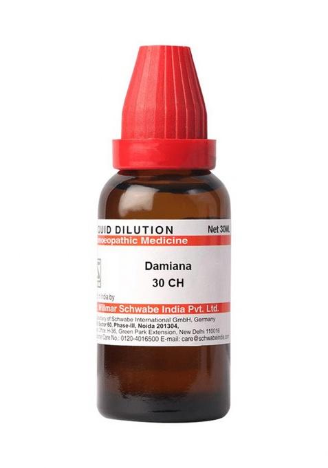 Dr Willmar Schwabe India Damiana Dilution 30 CH