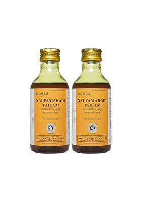 Kottakkal Ayurveda Nalpamaradi Oil 200 ml, For Hair & Skin (Pack of 2) | Authentic Traditional Formula
