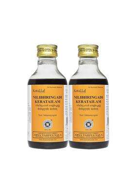 Kottakkal Ayurveda Nilibhringadi Keratailam 200 ml, For Hair (Pack of 2) | Authentic Traditional Formula