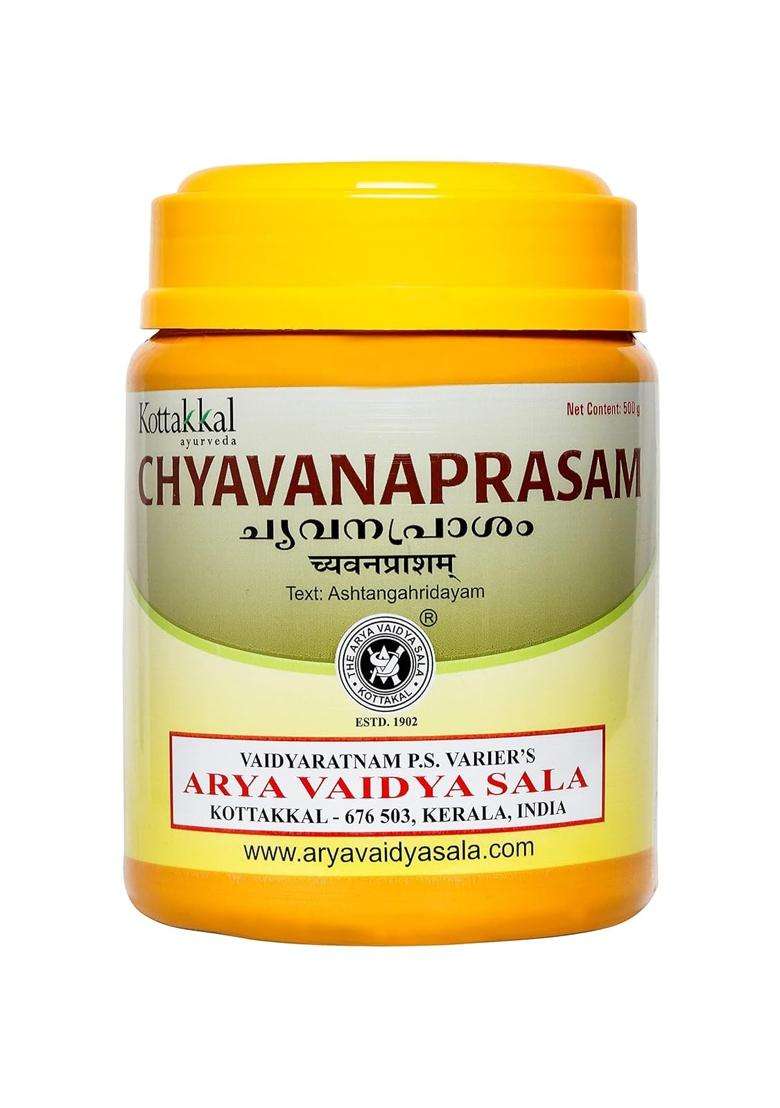 Kottakkal Ayurveda Chyavanaprasam 500 g | Authentic Traditional Formula | 500 g, Herbal Combination For Improving Health - Indya