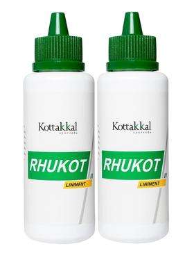 Kottakkal Ayurveda Rhukot Liniment 100 ml (Pack of 2) | Authentic Traditional Formula