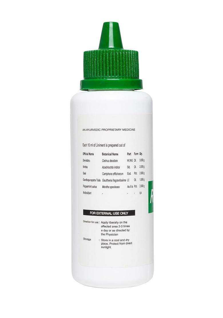 Kottakkal Ayurveda Rhukot Liniment 100 ml (Pack of 2) | Authentic Traditional Formula - Indya