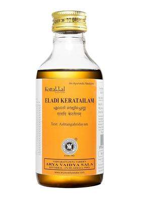Kottakkal Ayurveda Eladi Keratailam 200 ml | Authentic Traditional Formula | For Skin and Hair, Prepared in Coconut Oil Base