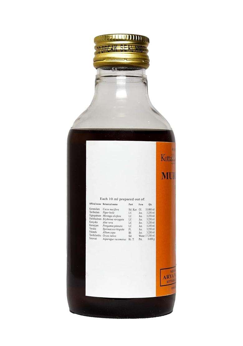 Kottakkal Ayurveda Murivenna 200 ml | Authentic Traditional Formula - Indya