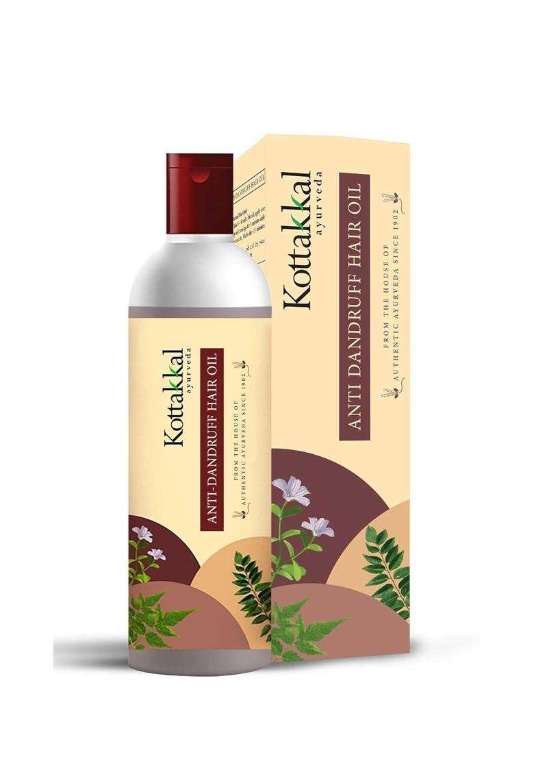 Kottakkal Ayurveda Anti Dandruff Hair Oil 150 ml | Authentic Traditional Formula | No Artificial Colour & Fragrance | Paraben & Sulphate Free - Indya