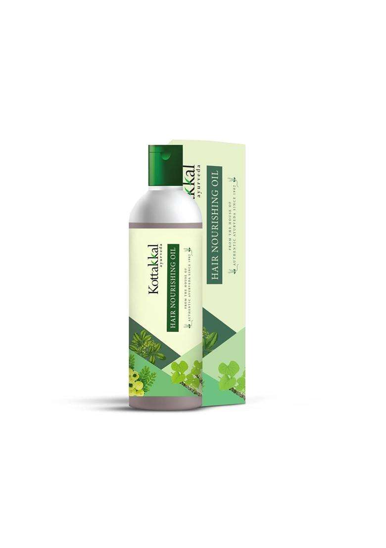 Kottakkal Ayurveda Anti Dandruff Hair Oil & Hair Nourishing Oil 150 ml + 150 ml (Pack of 2) | Authentic Traditional Formula | Paraben & Sulphate Free - Indya